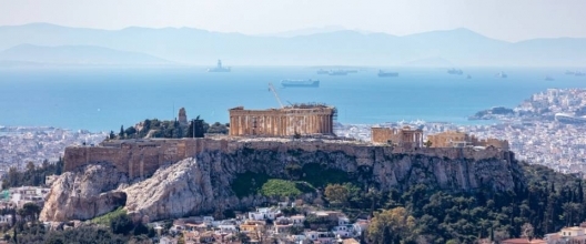 Helicopter from Athens-Santorini-Athens