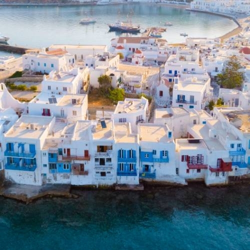 Helicopter Transfer from Athens to Mykonos
