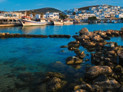 Helicopter ride from Athens to Paros